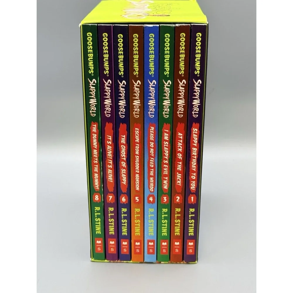 Goosebumps Slappyworld 1-8 Books Collection Set By R L Stine